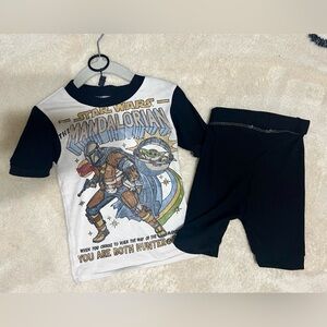 Star Wars Mandalorian Kids T-Shirt and Shorts Set